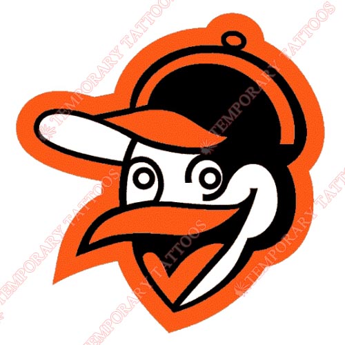 Baltimore Orioles Customize Temporary Tattoos Stickers NO.1416